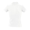 Weiß - Pack Shot - SOLS People Damen Polo-Shirt, Kurzarm