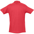 Rot - Back - SOLS Herren Spring II Polo-Shirt, Kurzarm