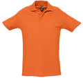 Orange - Front - SOLS Herren Spring II Polo-Shirt, Kurzarm