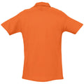 Orange - Back - SOLS Herren Spring II Polo-Shirt, Kurzarm