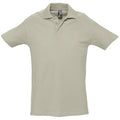 Khaki - Front - SOLS Herren Spring II Polo-Shirt, Kurzarm