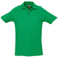 Kellygrün - Front - SOLS Herren Spring II Polo-Shirt, Kurzarm