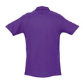 Dunkelviolett - Side - SOLS Herren Spring II Polo-Shirt, Kurzarm