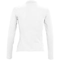 Weiß - Back - SOLS Podium Damen Pique Polo-Shirt, Langarm