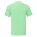 Neon Mint - Back - Fruit Of The Loom Herren T-Shirt Iconic