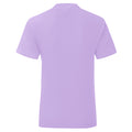 Sanfter Lavendel - Back - Fruit Of The Loom Herren T-Shirt Iconic