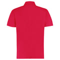 Rot - Back - Kustom Kit Herren Workforce Pique Polo Shirt