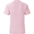 Rosa - Back - Fruit Of The Loom Mädchen Iconic T-Shirt