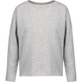 Hellgrau - Front - Kariban - Sweatshirt für Damen