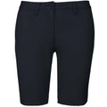 Dunkles Marineblau - Front - Kariban - "Bermuda" Shorts für Damen