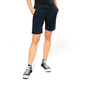 Dunkles Marineblau - Back - Kariban - "Bermuda" Shorts für Damen