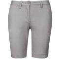 Grau - Front - Kariban - "Bermuda" Shorts für Damen