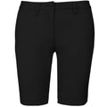 Schwarz - Front - Kariban - "Bermuda" Shorts für Damen