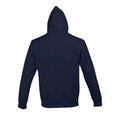 Blau - Back - SOLS Silver Unisex Kapuzenjacke - Kapuzen-Sweatshirt mit Reißverschluss