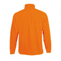 Orange - Back - SOLS Herren Outdoor Fleece Jacke North