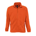 Neon Orange - Front - SOLS Herren Outdoor Fleece Jacke North
