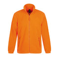 Orange - Front - SOLS Herren Outdoor Fleece Jacke North