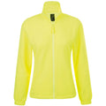 Neon Gelb - Front - SOLS Damen North Fleece-Jacke mit durchgehendem Reißverschluss