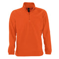 Orange - Front - SOLS Herren Fleece Top Ness