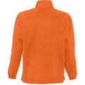 Orange - Back - SOLS Herren Fleece Top Ness