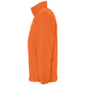 Orange - Side - SOLS Herren Fleece Top Ness