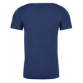 Blau - Back - Next Level Unisex T-Shirt mit Rundhalsausschnitt, für Erwachsene