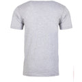 Grau meliert - Back - Next Level Unisex T-Shirt mit Rundhalsausschnitt, für Erwachsene