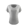 Grau meliert - Front - Next Level Damen T-Shirt Ideal mit Dolman-Ärmeln