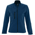 Blau - Front - SOLS Damen Roxy Softshell-Jacke, atmungsaktiv, winddicht, wasserabweisend