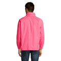 Neon Pink - Side - SOLS Unisex Surf Windbreaker - Jacke, besonders leicht