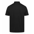 Schwarz-Grau - Side - Finden & Hales Erwachsene Unisex Kontrast Panel Pique Polo Shirt