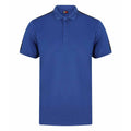 Royal-Marineblau - Front - Finden & Hales Erwachsene Unisex Kontrast Panel Pique Polo Shirt