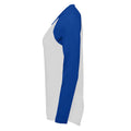 Weiß-Königsblau - Lifestyle - SOLS Damen Langarmshirt mit Kontrastärmeln