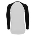 Weiß-Tiefschwarz - Side - SOLS Damen Langarmshirt mit Kontrastärmeln