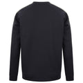 Marineblau-Weiß - Back - Skinni Fit Unisex Kontrast Raglan Sweatshirt