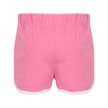 Pink-Weiß - Back - Skinni Minni Kinder Retro Shorts