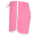 Pink-Weiß - Side - Skinni Minni Kinder Retro Shorts