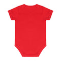 Rot - Back - Larkwood Baby Jungen-Mädchen Essential Kurzarm Body