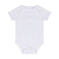 Weiß - Front - Larkwood Baby Jungen-Mädchen Essential Kurzarm Body
