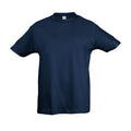 Denim - Front - SOLS Kinder Regent T-Shirt, Kurzarm