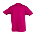 Fuchsia - Back - SOLS Kinder Regent T-Shirt, Kurzarm