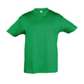 Kellygrün - Front - SOLS Kinder Regent T-Shirt, Kurzarm