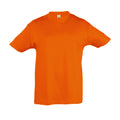 Orange - Front - SOLS Kinder Regent T-Shirt, Kurzarm