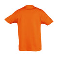 Orange - Back - SOLS Kinder Regent T-Shirt, Kurzarm
