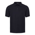 Marineblau - Front - Russell Herren Stretch Pique Polo Shirt