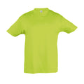 Apfelgrün - Front - SOLS Kinder Regent T-Shirt, Kurzarm