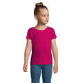 Fuchsia - Back - SOLS Mädchen Cherry T-Shirt, Kurzarm