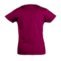 Fuchsia - Side - SOLS Mädchen Cherry T-Shirt, Kurzarm