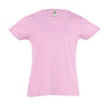 Pinke Orchidee - Front - SOLS Mädchen Cherry T-Shirt, Kurzarm