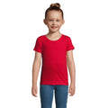 Rot - Back - SOLS Mädchen Cherry T-Shirt, Kurzarm